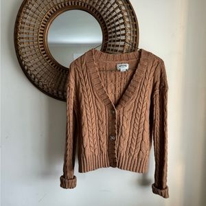 American Eagle Cropped Cardigan